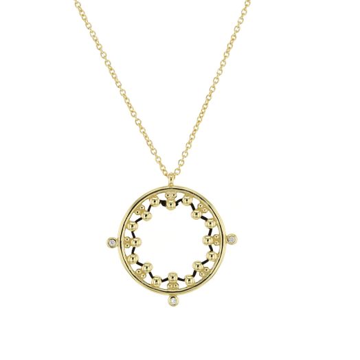 Little Luxuries Open Medallion Pendant Necklace