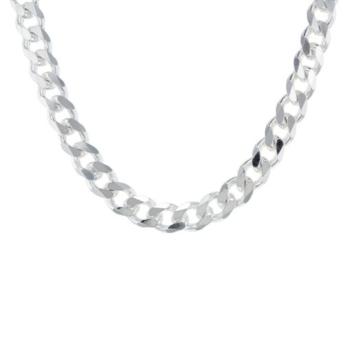 Sterling Silver 5MM Curb Chain Necklace, 20"