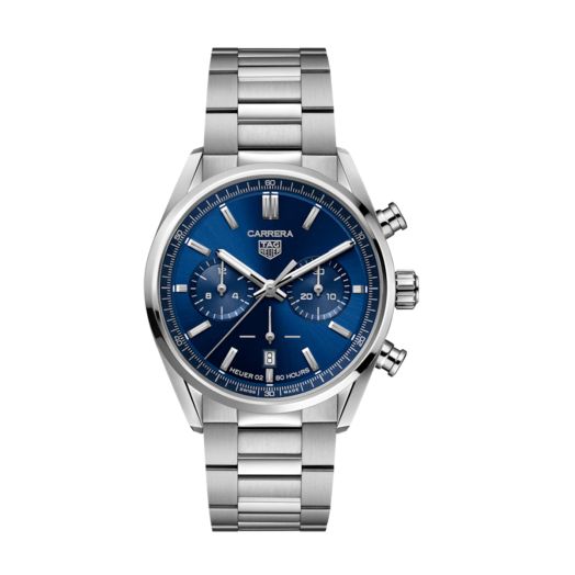 Tag Heuer Carrera 42MM Automatic Chronograph, Blue Dial
