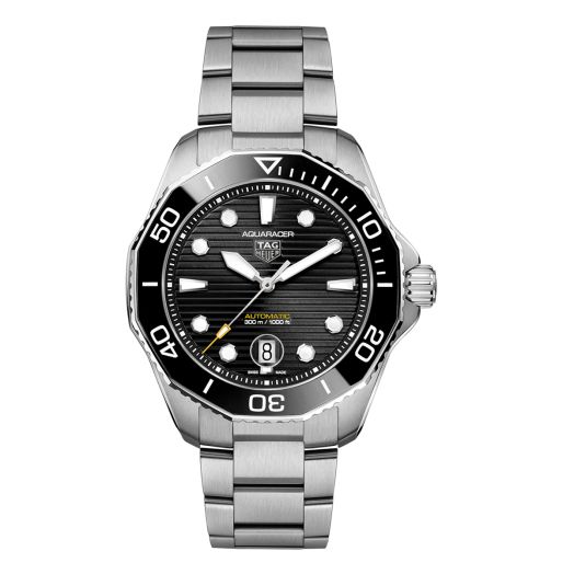 Tag Heuer Aquaracer Professional 300, 43mm Automatic Watch, Black Dial
