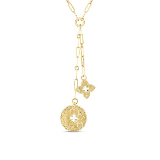 Roberto Coin medallion charm necklace