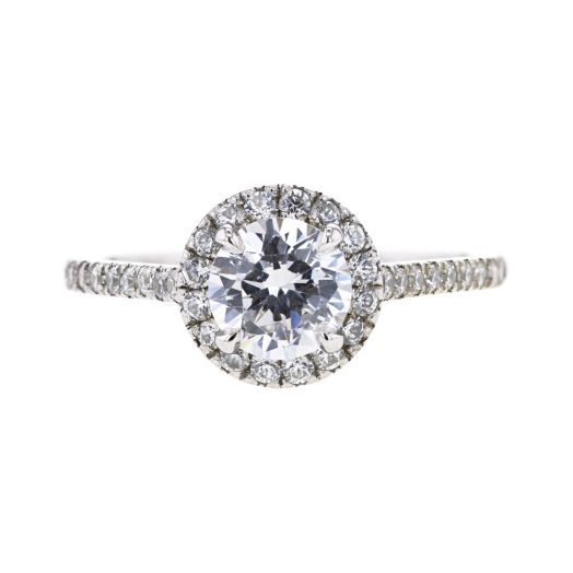 'Yours' Halo with Pave Ring