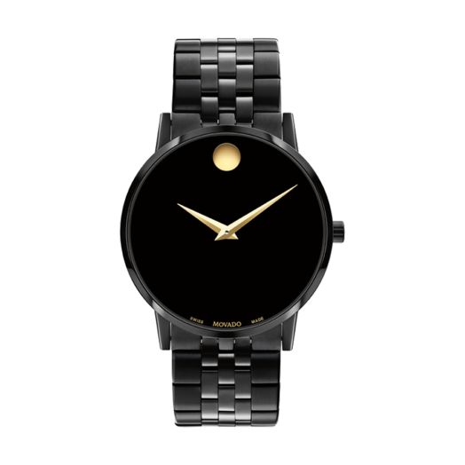 Black dial Movado watch