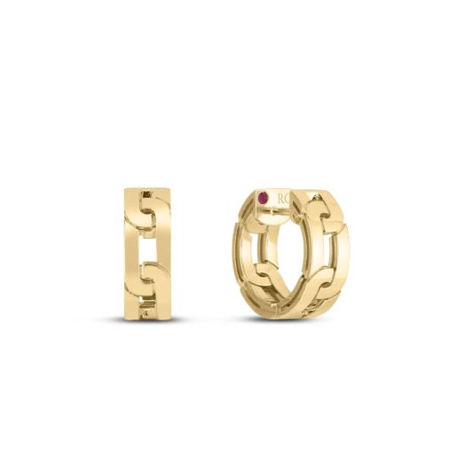 Roberto Coin 18K Yellow Gold Navarra Hoop Earrings
