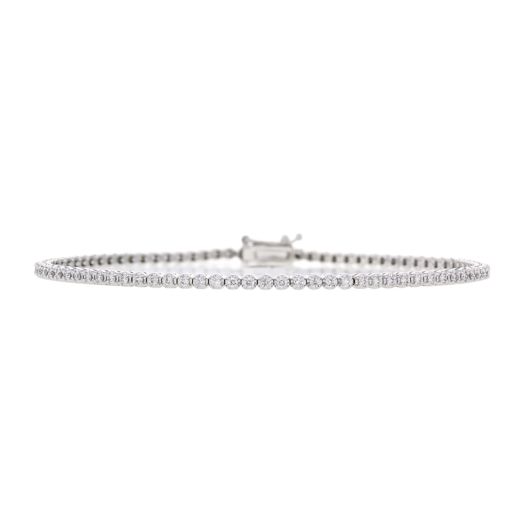 Petite diamond tennis bracelet