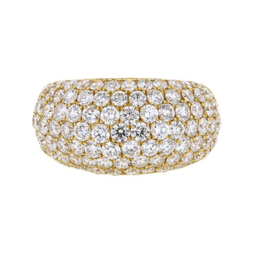 Diamond dome ring