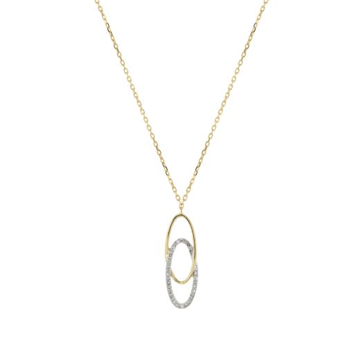 Oval link necklace
