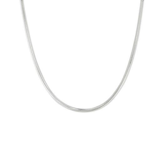 silver snake chain necklace