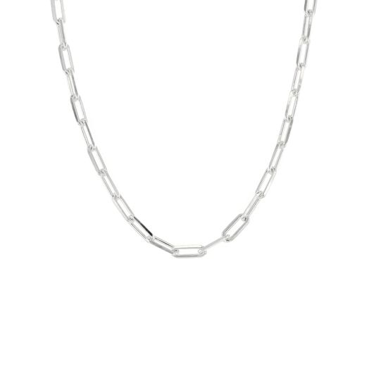 Sterling Silver 18" Paperclip Chain, 3.2MM