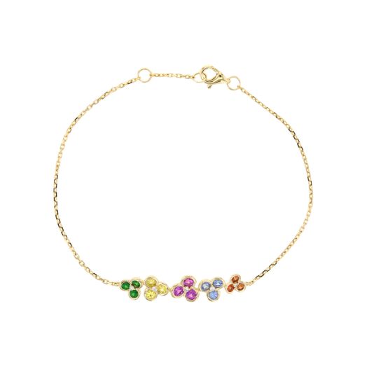 Sapphire Flower Bracelet