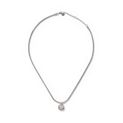 John Hardy Classic Chain Enhancer Necklace with Diamonds