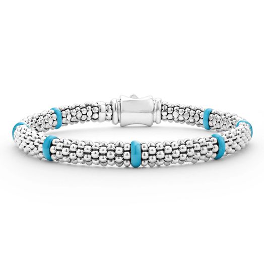 Blue caviar bracelet