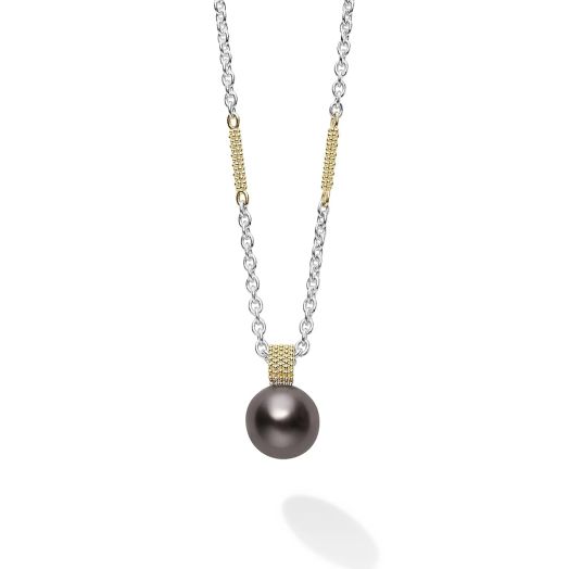 Tahitian black pearl pendant