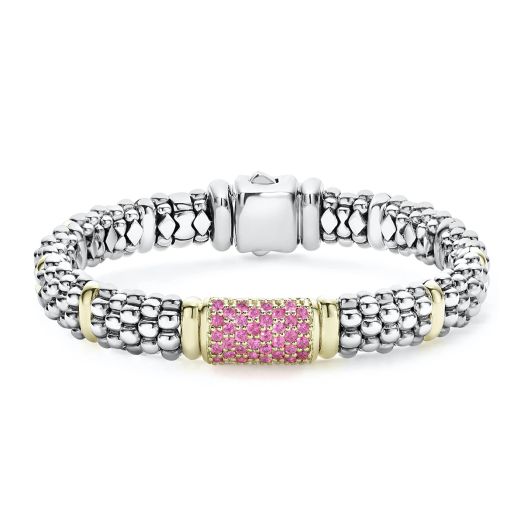 LAGOS Pink Sapphire Caviar Bracelet