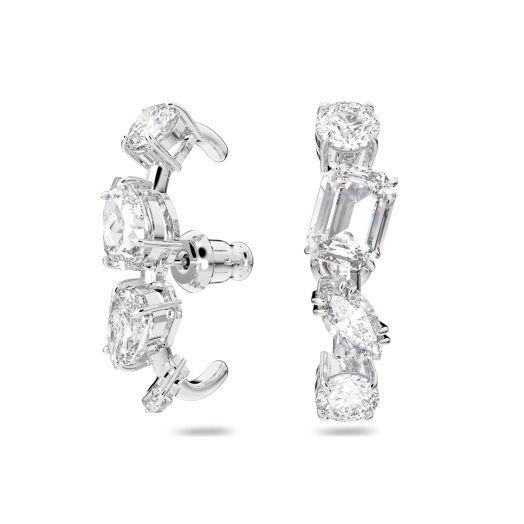 Crystal cuff earrings