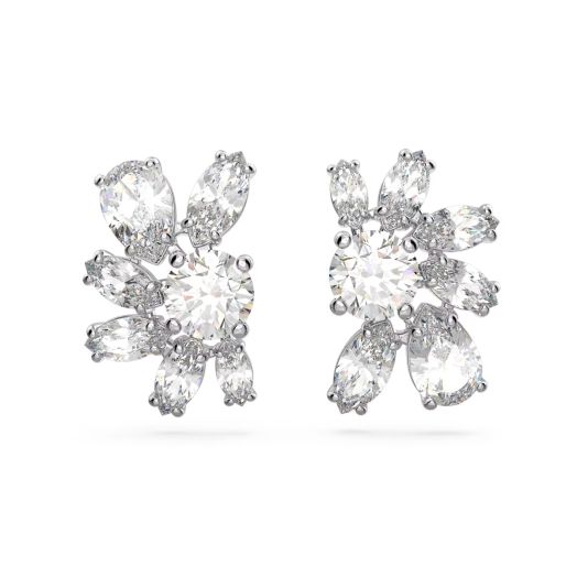 Crystal floral earrings