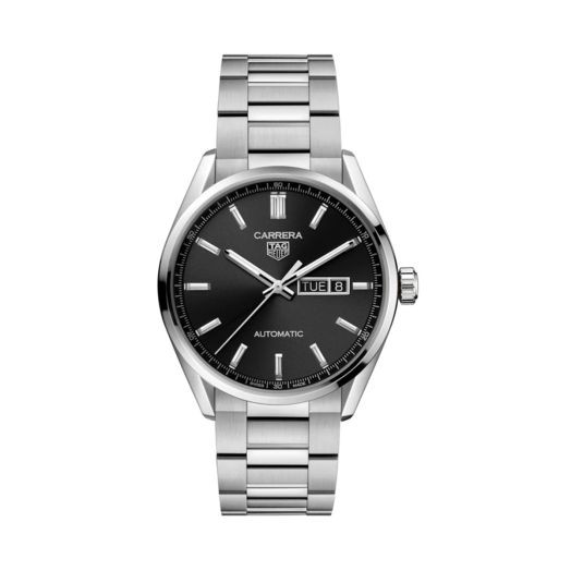 Tag Heuer 41mm Automatic Watch, Black Dial