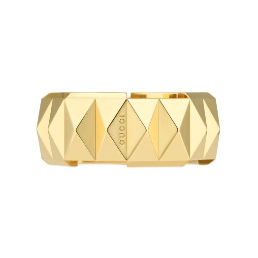 Yellow gold Gucci ring