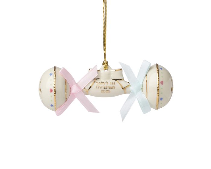 2025 Baby's 1st Christmas Rattle Ornament - Thumbnail 3