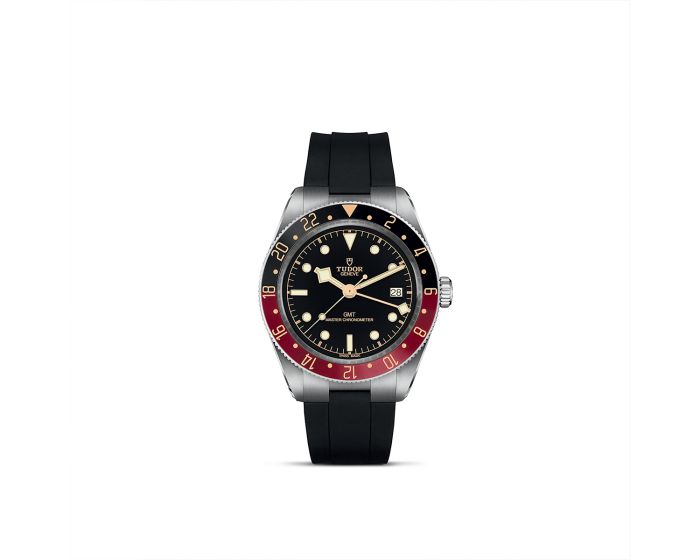 TUDOR Black Bay 58 GMT 39MM Black Dial Black Rubber Strap