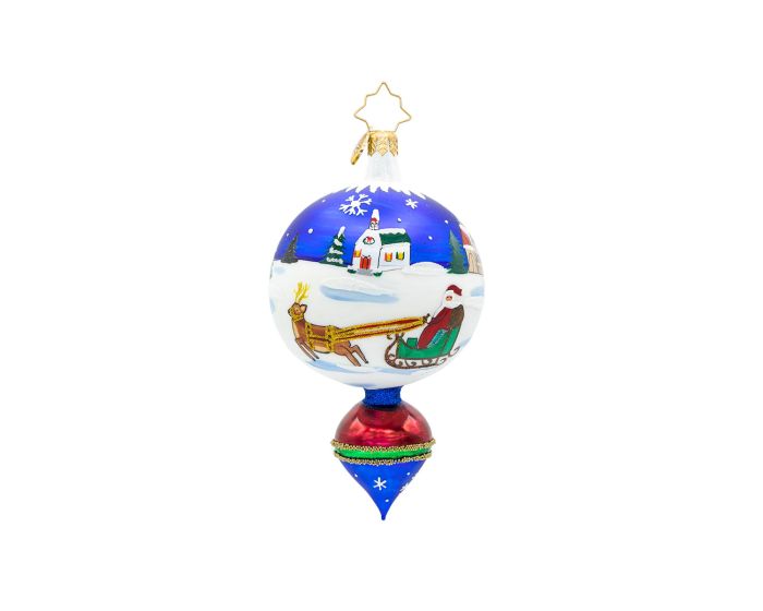 Christopher Radko Sleigh Ride Drop Ornament