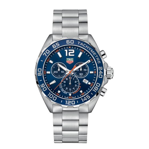Tag Heuer Formula 1, 43mm Quartz Chronograph, Blue Dial
