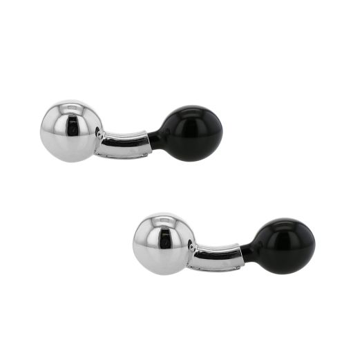 Sterling Silver Black Onyx Cufflinks