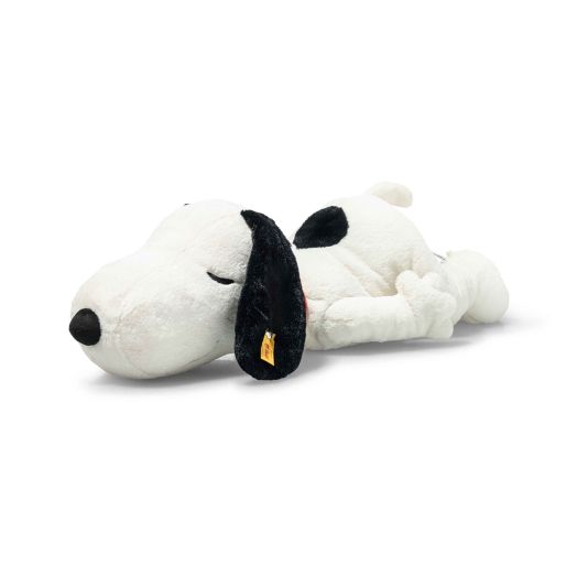 snoopy plush laying down