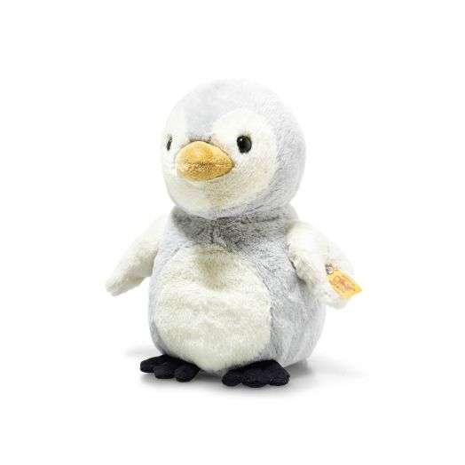 grey penguin stuffed toy