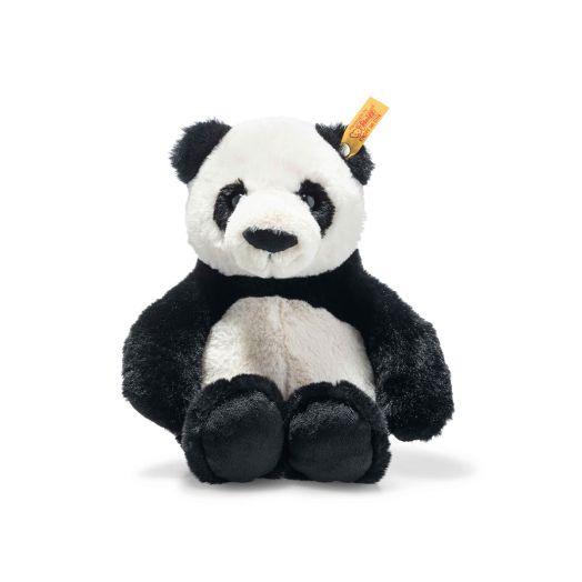 black and white panda bear stuffed animal