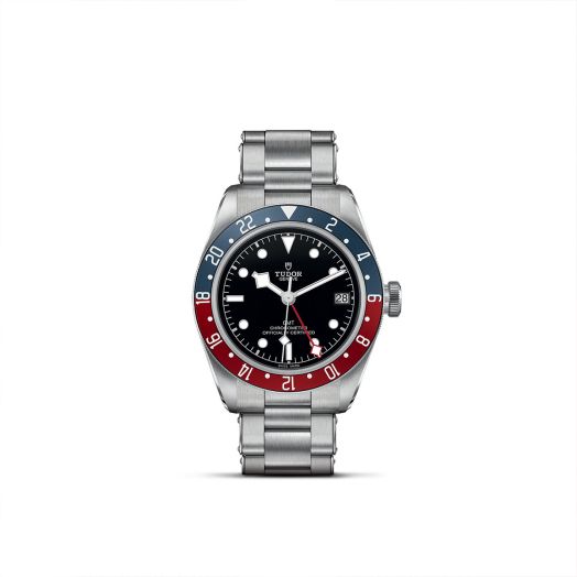 TUDOR Black Bay GMT, 41MM Black Dial, Blue/Red Case, Steel Bracelet