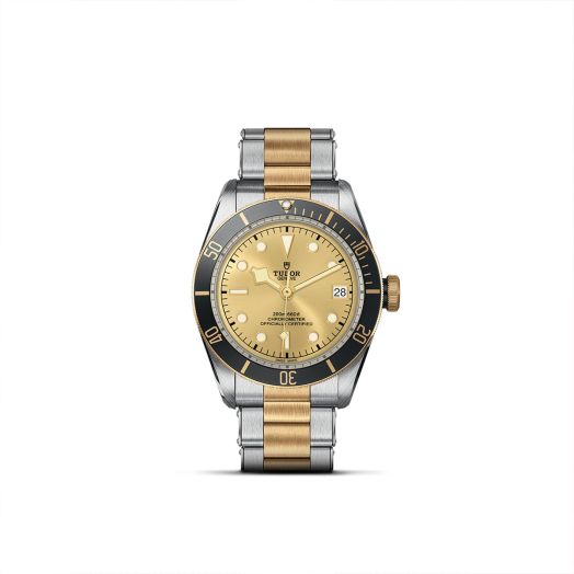 TUDOR Black Bay S&G, 41MM Champagne-Color Dial, Steel and Yellow Gold Bracelet
