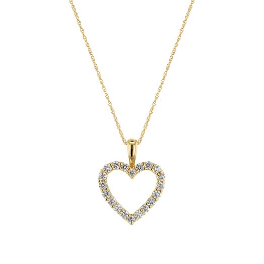 Heart pendant necklace
