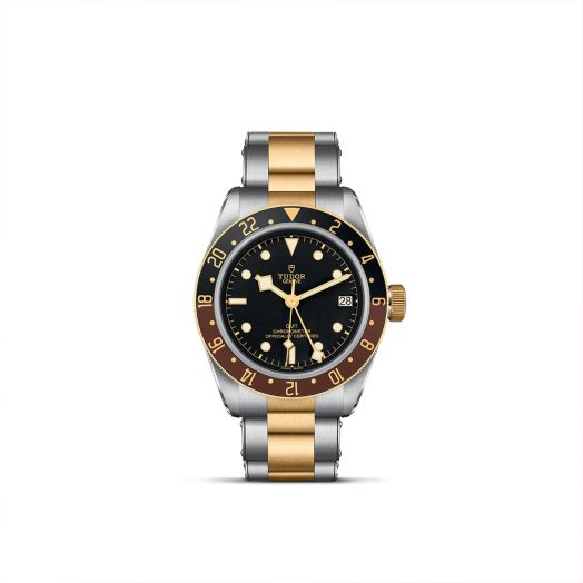 TUDOR Black Bay GMT S&G, 41MM Black Dial, Steel/Gold Bracelet