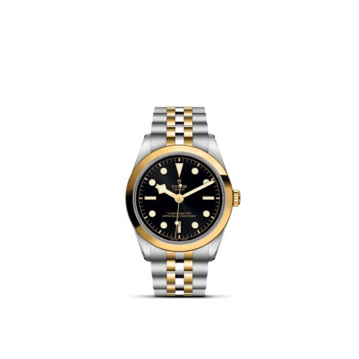 TUDOR Black Bay 36 S&G, 36MM Black Dial, Steel/Gold Bracelet