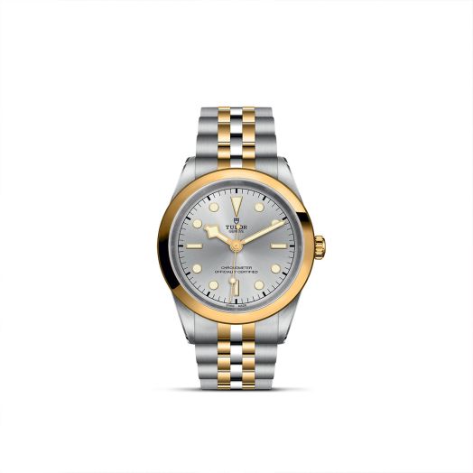 TUDOR Black Bay 41 S&G, 41MM Silver Dial, Steel/Gold Bracelet