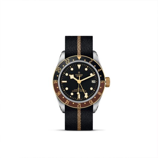 TUDOR Black Bay GMT S&G, 41MM Black Dial, Fabric Strap