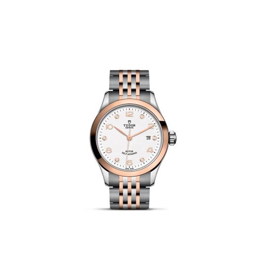 TUDOR 1926, 28MM White Diamond-Set Dial, Steel Bracelet