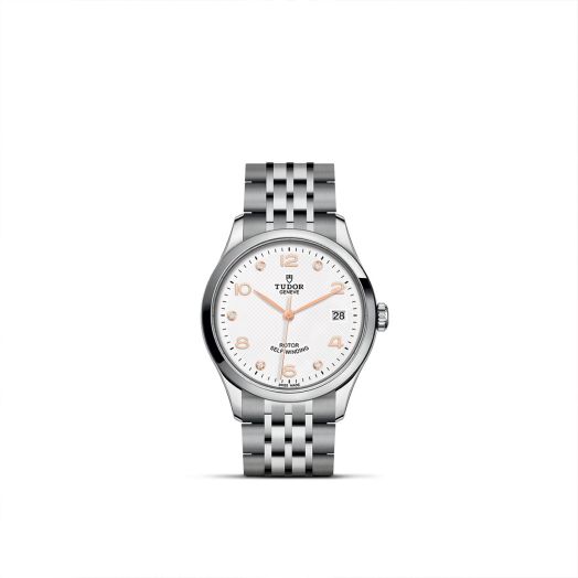 TUDOR 1926, 36MM White Diamond-Set Dial, Rose Gold, Steel Bracelet