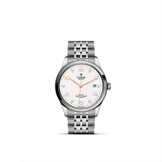 TUDOR 1926, 39MM White Diamond-Set Dial, Steel Bracelet