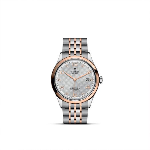 TUDOR 1926, 39MM Silver Diamond-Set Dial, Steel and Rose Gold Bracelet