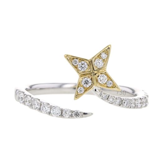 Diamond star ring