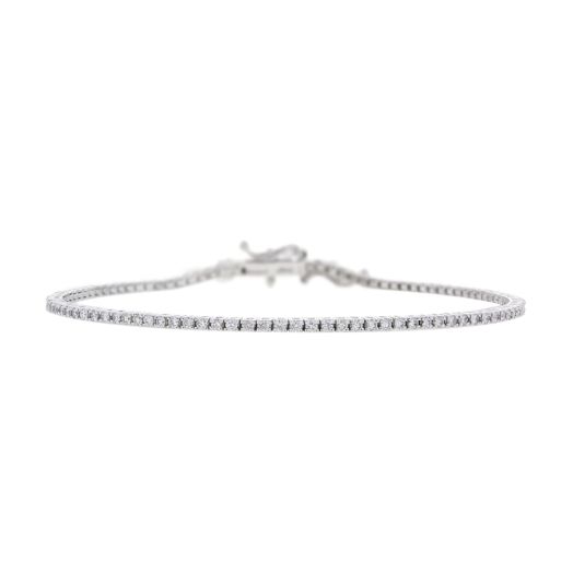 Petite diamond tennis bracelet