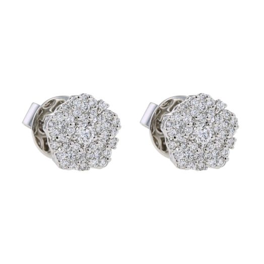 Diamond cluster studs