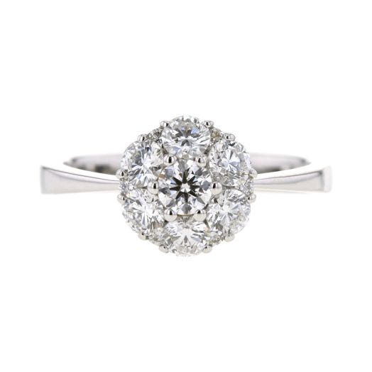 Diamond cluster ring