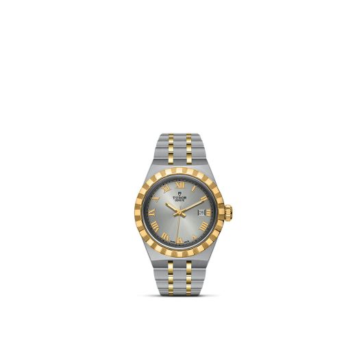 TUDOR Royal, 28MM Silver Dial, Steel and Yellow Gold Bracelet