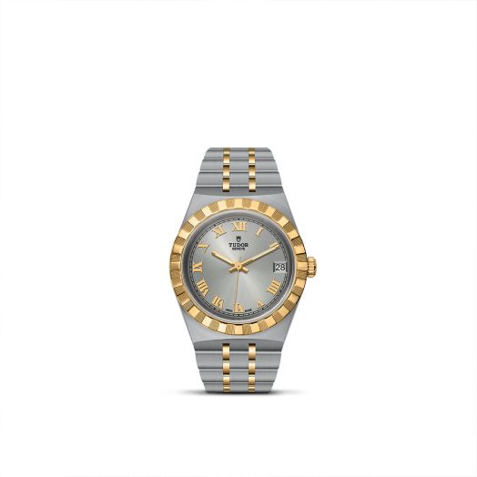 TUDOR Royal, 34MM Silver Dial, Steel and Yellow Gold Bracelet