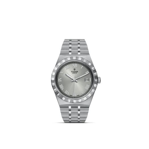 TUDOR Royal, 38MM Silver Dial, Satin-Brushed Integrated Steel Bracelet