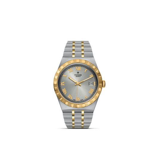 TUDOR Royal, 38MM Silver Dial, Steel and Yellow Gold Bracelet