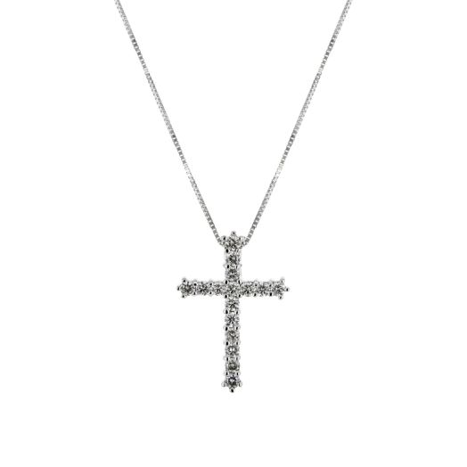 Diamond cross pendant